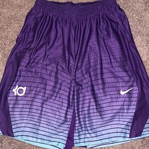 Purple Nike KD Athletic Shorts
